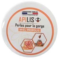 Apilis Perles Pour la Gorge Miel Propolis - 75g