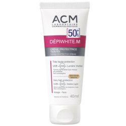 ACM Depiwhite Crème Teintée Protection SPF50 40 ml - Soins anti-taches, hyperpigmentation