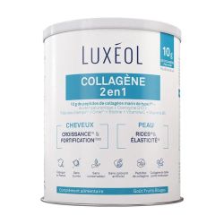 Luxéol Collagène 2 en 1 - 275g Goût Fruits Rouges - Cheveux & Peau