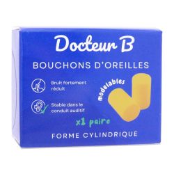 DR.B Bouchons d'Oreilles Jaune - 1 paire