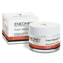 Eneomey Purify Masque 10 - Masque purifiant et matifiant 50 ml - Réduit le Sébum - Elimine les Cellules Mortes - 2 Minutes