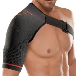 Orliman Sport Épaulière Élastique Noir - Taille 2