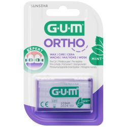 GUM Ortho Cire Orthodontique Menthe 5 Bandes – Protection et confort buccal
