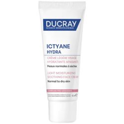 Ducray Ictyane Hydra Crème Légère Visage Hydratante 40ml – Hydratation 48h