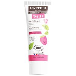 Cattier Dentifrice 2-6 Ans Framboise Bio 50ml – Douceur et protection