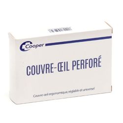 Cooper Couvre Oeil Perforé - Coque Plastique Transparent - 1 Unité