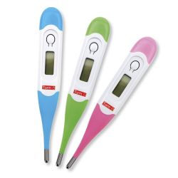 Torm Thermomètre Flexible MT- 403S - Coloris aléatoire - Mesure de la température rectale, orale ou axillaire