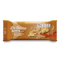 Eafit La Barre Protéinée Noix & Caramel 40g – Barre protéinée végétale aux fruits à coque et caramel