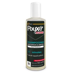 Pouxit Shampoing Flash Anti-Poux & Lentes - 100ml + Peigne