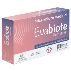 Evabiote Flore Intime Mycose Vaginale - 20 Gélules