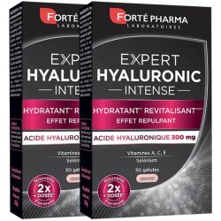 Forté Pharma Expert Hyaluronic Intense - 2x30 gélules - Hydrate, repulpe et révèle l’éclat de la peau