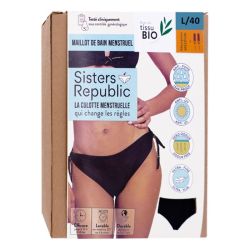 Sisters Republic Maillot De Bain Menstruel - Absorption Medium - Taille L 40 - 1 Bas