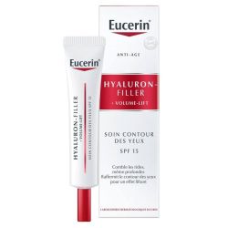 Eucerin Hyaluron-Filler + Volume-Lift 15 ml - Soin Contour des Yeux SPF 15