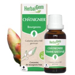 Herbalgem Concentré de Bourgeon Châtaignier Bio - 30ml