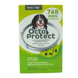 Elanco Octoprotect Collier Médicamenteux 70 cm - protection antiparasitaire 8 mois pour grand chien