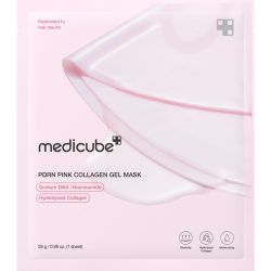 Medicube Pink Collagen Gel Mask - 4 masques - Hydrate intensément, raffermit et illumine le teint
