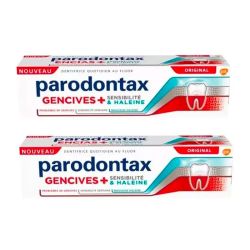 Parodontax Dentifrice Gencive + Sensibilité & Haleine Fraiche - Lot de 2 x 75ml