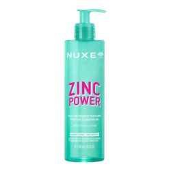 Nuxe Zinc Power Gelée Nettoyante Purifiante 400ml - Nettoyage purifiant anti-imperfections