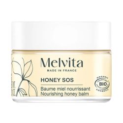 Melvita Honey SOS Baume Nourrissant Miel Bio Lèvres, Visage & Corps - 9g