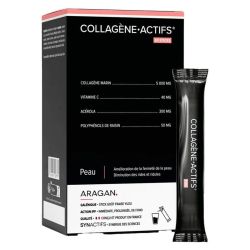 Aragan Synactifs CollagèneActifs - Améliore la Fermeté et la Texture de la Peau - 20 Sticks