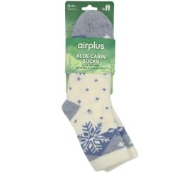 AirPlus Aloe Cabin Socks Chaussettes Hydratantes Femme Flocon Bleu - 35-41