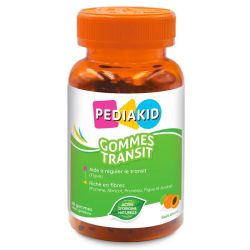 Pediakid Gommes Transit Goût Abricot 60 Gommes – Régulation du transit