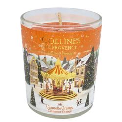 Collines de Provence Bougie Parfumée Cannelle Orange 75g – Ambiance chaleureuse