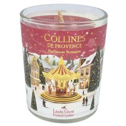 Collines de Provence Bougie Parfumée Litchi Givré 75g – Ambiance lumineuse