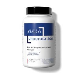 Laboratoires Lescuyer Rhodiola 300 Résistance Face au Stress Ponctuel - 60 Comprimés