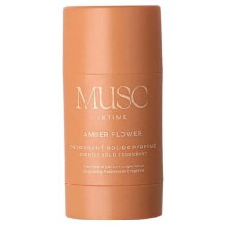 Musc Intime Amber Flower Déodorant Solide Parfumé 50g – Fraîcheur et protection