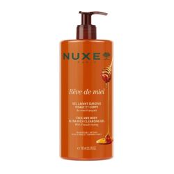 Nuxe Rêve de Miel Gel Lavant Surgras Visage et Corps 750 ml - Hygiène peaux sèches et sensibles