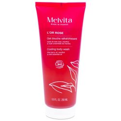 Melvita Bio L'or Rose Gel Douche Rafraichissant - 200ml - Vitalité et fraîcheur au quotidien