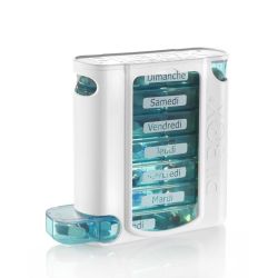 Cooper Pilbox 7 Pilulier Hebdomadaire Fixe - 1 pièce - Pilulier hebdomadaire fixe grande contenance