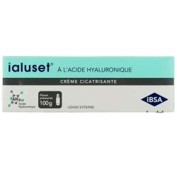 IBSA Ialuset Tube 100g - Crème Cicatrisante à l'Acide Hyaluronique