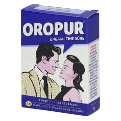 Oropur 50 capsules à avaler - Purifie l'haleine