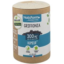 Nat&Form Griffonia Bio - 60 gélules - Humeur, sérénité et qualité du sommeil
