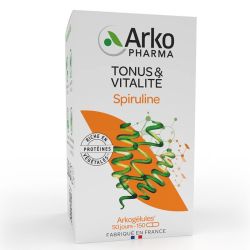 Arkopharma Arkogélules Spiruline Bio - 150 gélules - Tonus et vitalité en cas de fatigue