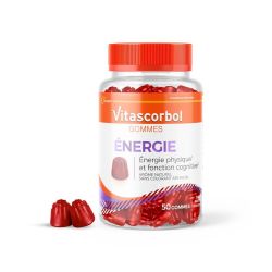 Vitascorbol Energie - 50 gommes - Vitalité physique et mentale au quotidien