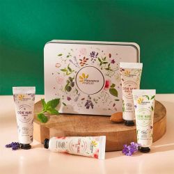 Fleurance Nature Coffret de 4 Crèmes Mains - Beige "Instant Douceur" - 4x30 ml