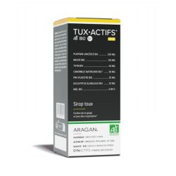 Aragan Synactifs TUXActifs BIO 12+ Sirop Toux - 125ml