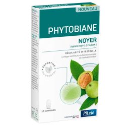 Pileje Phytobiane Noyer - Régularité Intestinale - 15 Comprimés