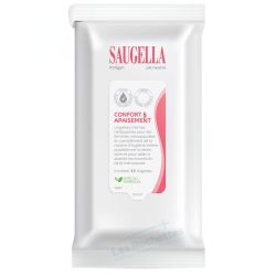Saugella Poligyn Lingettes intimes - 15 lingettes - Fraîcheur et confort au quotidien