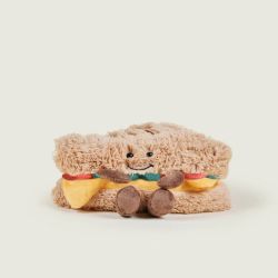 Soframar Warmies Bouillotte peluche Sandwich 25 cm - Chaleur réconfortante