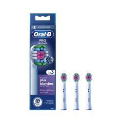 Oral-B Pro 3D White Brossettes de Rechange - 3 Brossettes