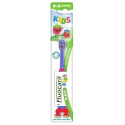 Fluocaril Kids Brosse à Dents Extra Souple - 1 unité - Enfant de 0 à 6 ans - Brossage ludique