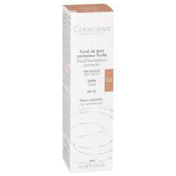 Avène Couvrance Fond de Teint Correcteur Fluide - 30ml - Couleur N°3.0 Sable