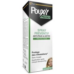 Pouxit Protect Spray 200ml - Préventif anti-poux et lentes, sans rincage