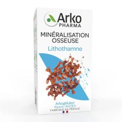 Arkopharma Arkogélules Lithotamne Basidol - 45 gélules - Source de calcium pour l’ossature