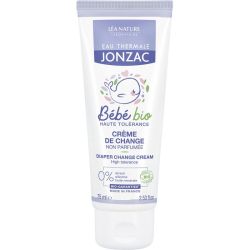 Eau Thermale Jonzac Bébé Bio Crème de Change Non Parfumée Bio - 75 ml - Protège, apaise et prévient les rougeurs