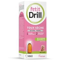 Petit Drill Sirop Toux Sèche 125ml - Apaisement de l'irritation de la gorge et de la toux sèche